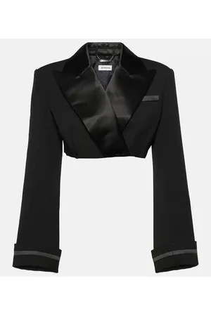 Simkhai Blazer Clare en mezcla de lana cropped