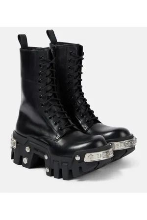 Balenciaga Botines Bulldozer de piel