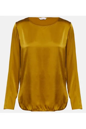 Max Mara Leisure top Moldava de seda