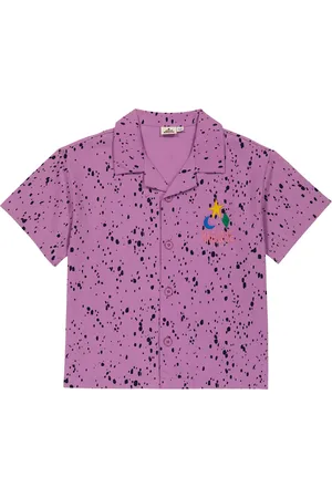 Jelly Mallow Camisa de algodón estampada