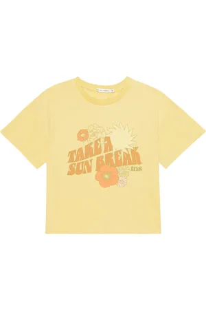 The New Society Camiseta de algodón estampada