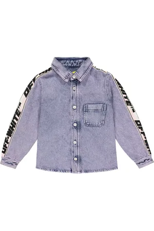 OFF-WHITE Camisa denim con logo