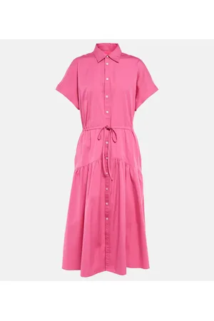Ralph Lauren Vestido camisero de algodón con cordón