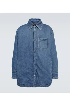 VALENTINO Sobrecamisa acolchada de denim
