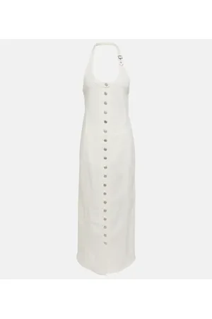 Courrèges Courrèges Vestido midi Multiflex de denim