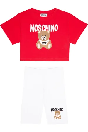 Moschino Set de camiseta y shorts de algodón