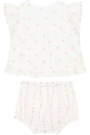 Tartine Et Chocolat Bebé - set de vestido y braga floral