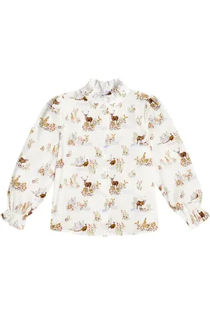 PAADE Blusa de algodón estampada