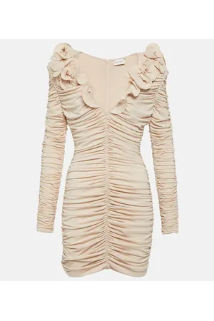 MAGDA BUTRYM Vestido corto de jersey fruncido
