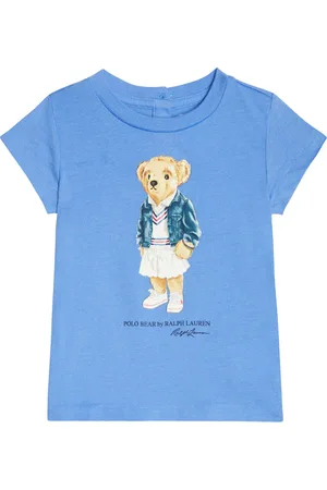 Ralph Lauren Bebé - camiseta Polo Bear de algodón
