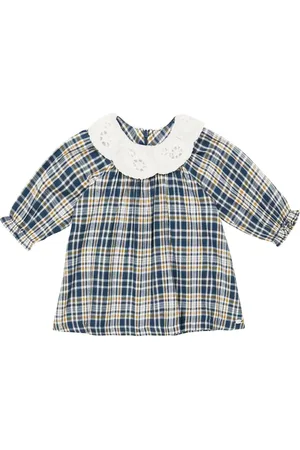 Tartine Et Chocolat Bebé - vestido en mezcla de algodón a cuadros