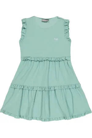 Il gufo Vestido en jersey con volantes