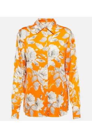 Erdem Blusa Lillia de satén floral
