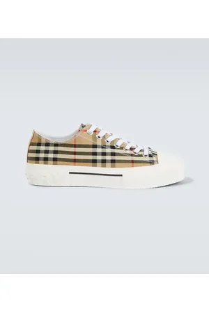Burberry Zapatillas de lona con Check
