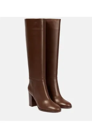 Gianvito Rossi Botas altas Santiago de piel
