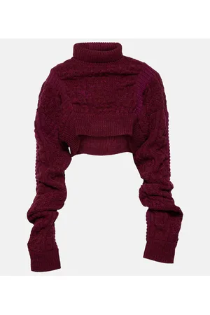 NOIR KEI NINOMIYA Jersey trenzado de lana