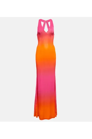 Louisa Ballou Vestido largo High Sea de jersey