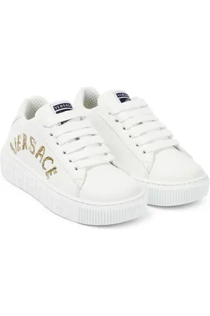 VERSACE Zapatillas Seashell Baroque de piel