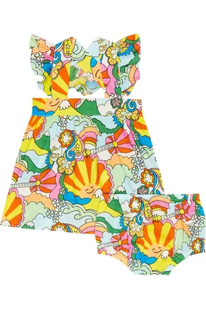 Stella McCartney Bebé - set de vestido y braga