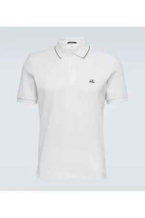 C.P. Company Polo en piqué de mezcla de algodón