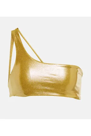 Jade Swim Top de bikini asimétrico Apex