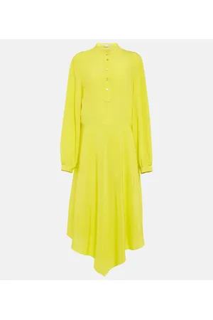 Stella McCartney Vestido midi de seda