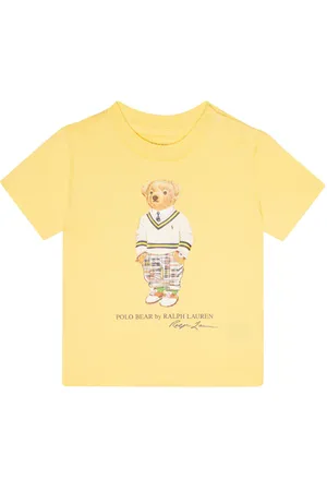 Ralph Lauren Bebé - camiseta Polo Bear de algodón
