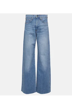 VERONICA BEARD Jeans anchos Taylor de tiro alto