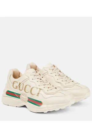 Gucci Zapatillas Rhyton de piel