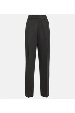 Victoria Beckham Pantalones rectos plisados