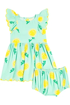 Stella McCartney Bebé - set de vestido y braga estampados