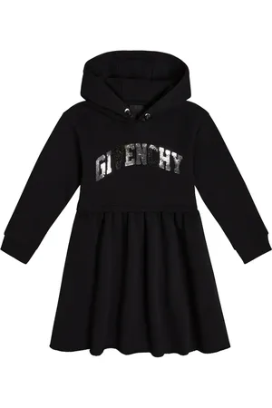 Givenchy Vestido en mezcla de algodón con logo