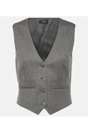 WARDROBE.NYC Chaleco de botonadura simple