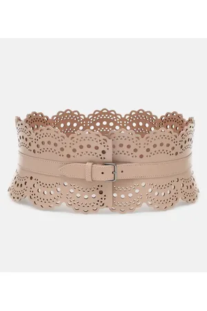 Alaïa Alaïa Cinturón corsé de piel