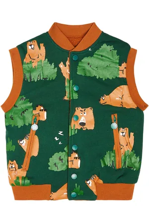 Stella McCartney Chaleco de algodón estampado