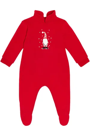 Il gufo Body en jersey de algodón bordado
