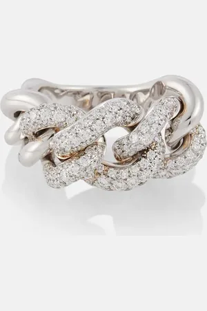 Pomellato Catene anillo de oro blanco de 18 ct con diamantes