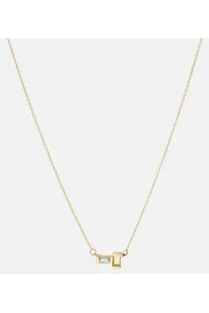 Aliita Collar Tu y Yo de oro de 9 ct con piedras
