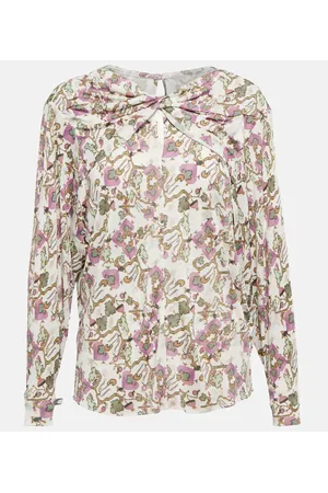 Isabel Marant Top Jociae de jersey estampado