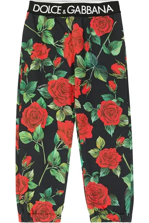 Dolce & Gabbana Pantalón deportivo en jersey de algodón