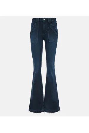 Frame Jeans flared Le High Flare Trapunto de tiro alto