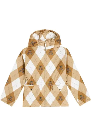 Burberry Chaqueta de algodón con Thomas Bear a rombos