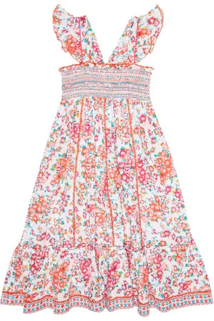 POUPETTE ST BARTH Vestido de algodón estampado