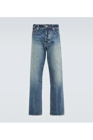 Kenzo Jeans rectos Asagao de tiro alto