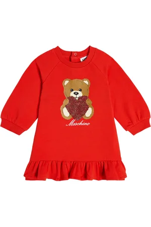 Moschino Vestido Teddy Bear en mezcla de algodón