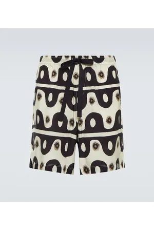 COMMAS Shorts en mezcla de algodón estampados