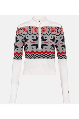 Perfect Moment Jersey Nordic de lana con cremallera