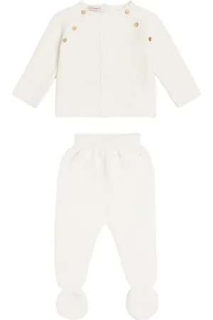 La Coqueta Bebé - set de top y pantalones Ciro de lana