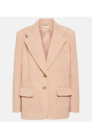 Chloé Chloé Blazer de botonadura simple de pana