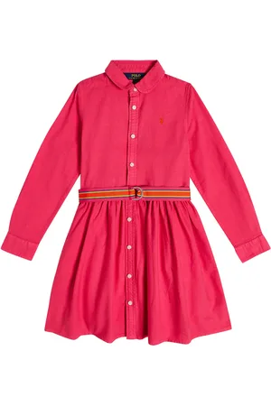 Ralph Lauren Vestido camisero de algodón con cinturón